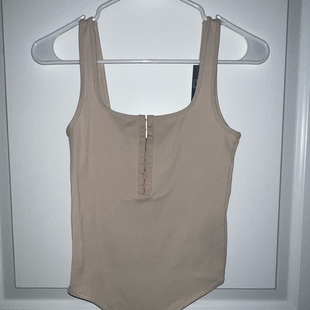 NWT tan bodysuit